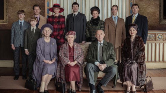 Den kongelige familie i "The Crown".