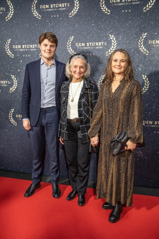 Rudi Nielsen sammen med datteren Heidi og barnebarnet Albert