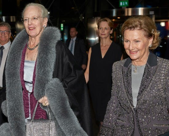 Dronning Margrethe og dronning Sonja