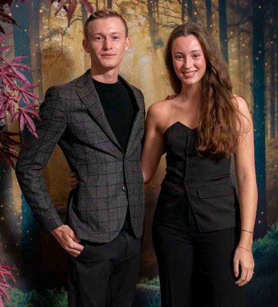 Albert Rosin Harson og&nbsp;Josephine Højbjerg i 2022.
