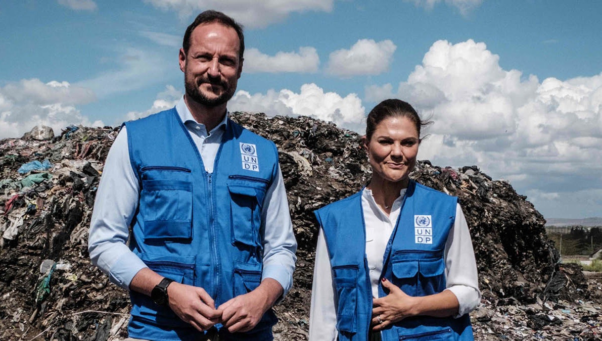 Kronprins Haakon og kronprinsesse Victoria