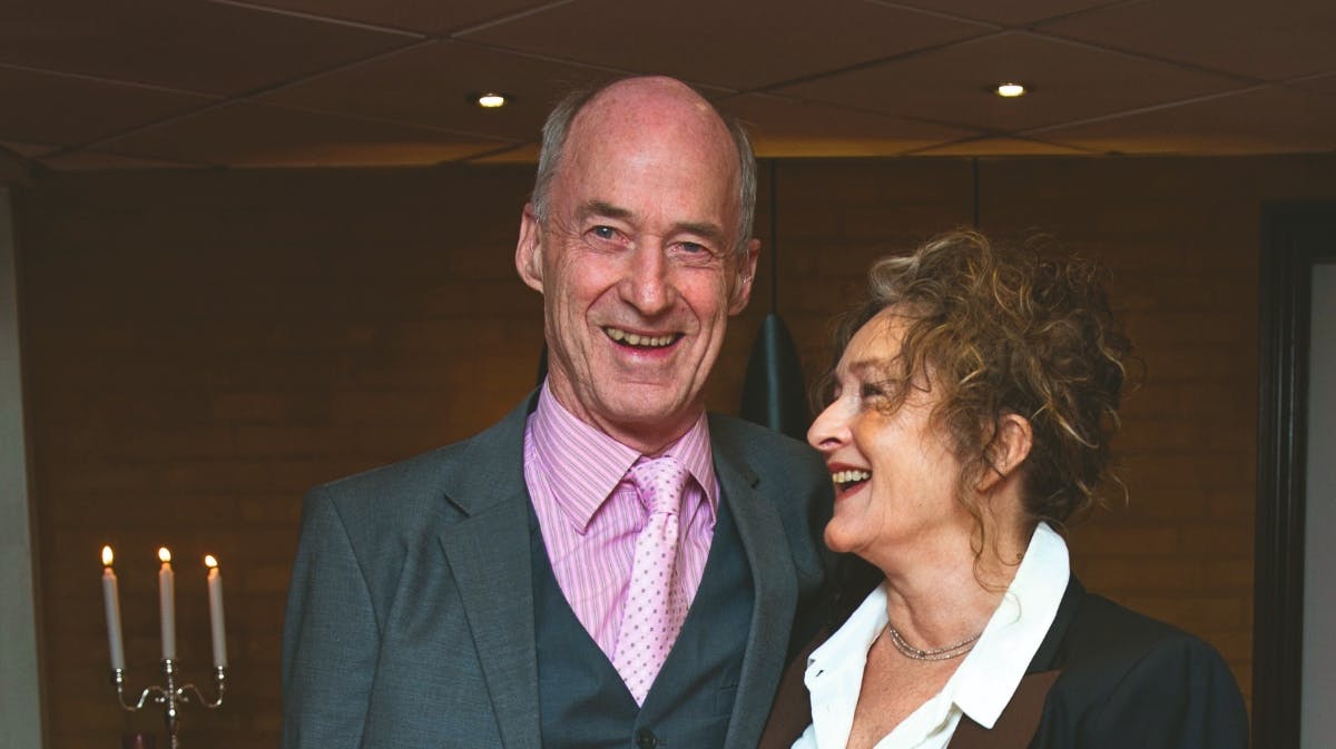 Stig Hoffmeyer med sin hustru Kirsten Lehfeldt