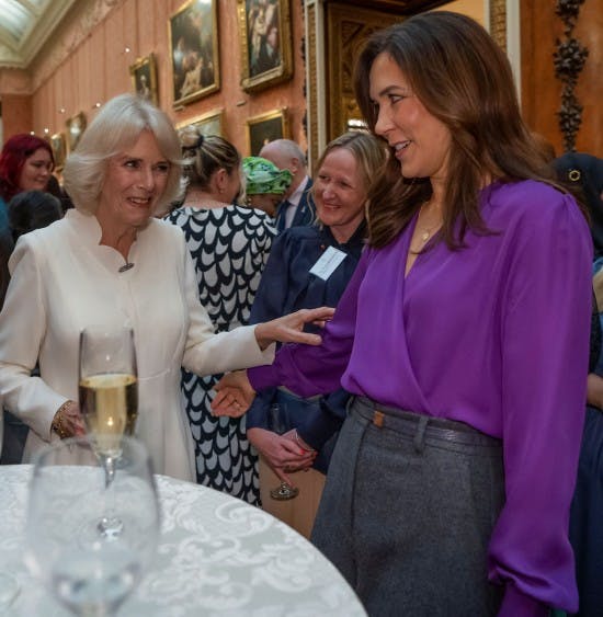 Dronning Camilla og kronprinsesse Mary