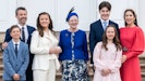 Kronprinsfamilien og dronning Margrethe