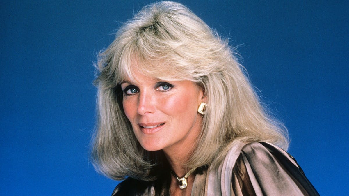 Linda Evans som Krystle i "Dollars" i 80'erne.