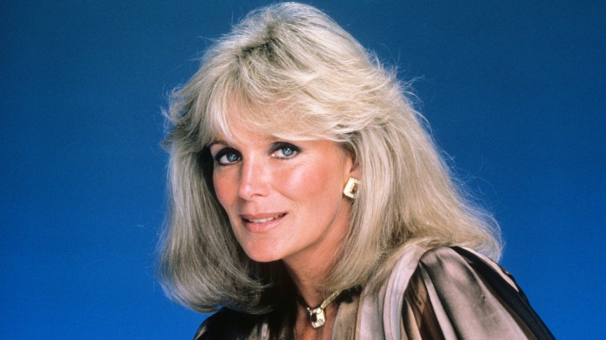 Linda Evans som Krystle i "Dollars" i 80'erne.