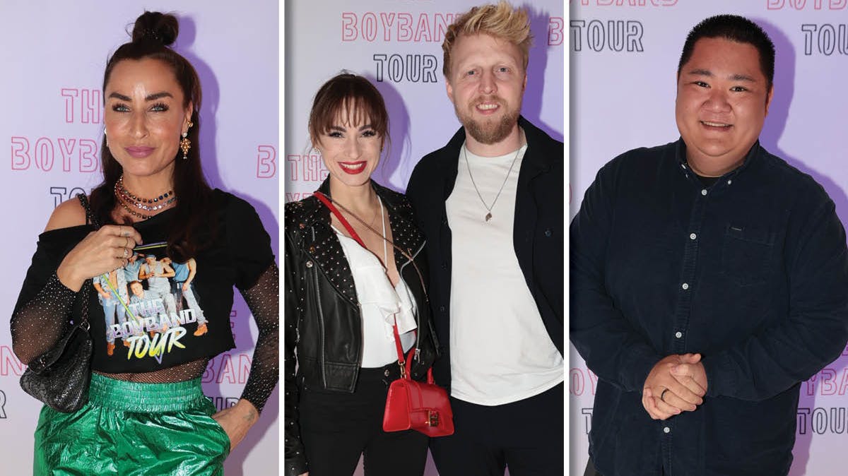 Kendte til "The Boyband Tour".