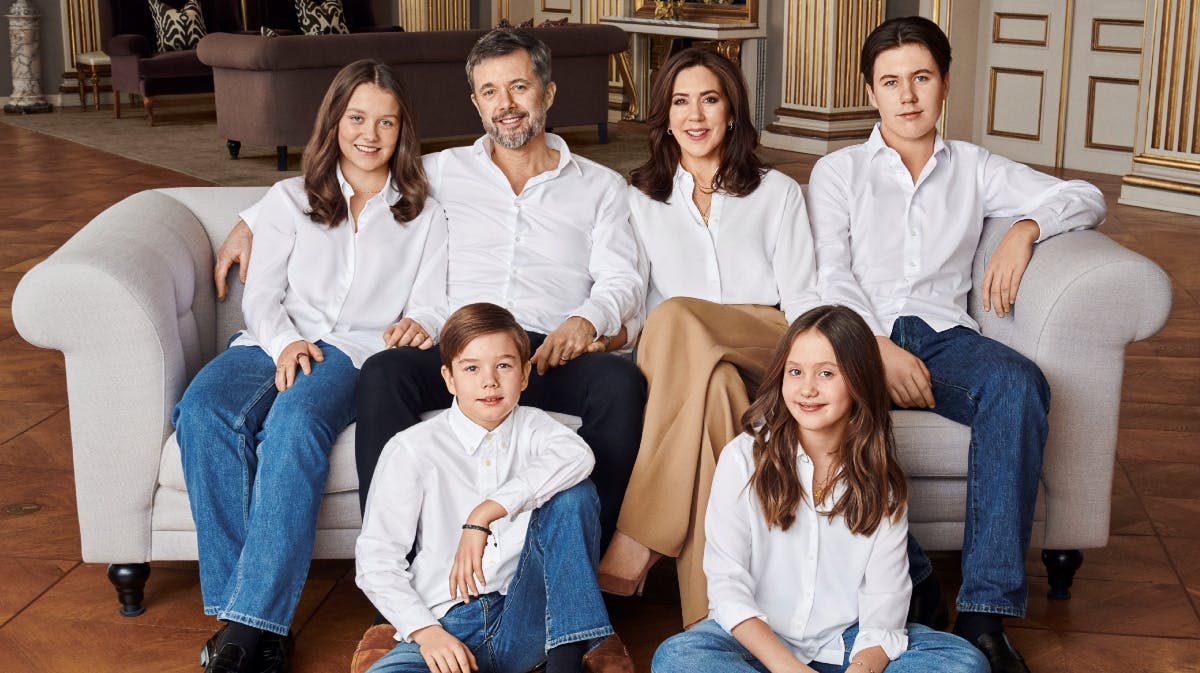 Kronprinsesse Mary kronprins Frederik prins Christian prins Vincent prinsesse Isabella prinsesse Josephine