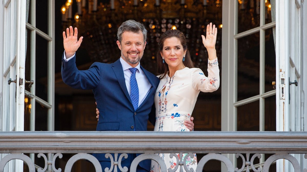 Kronprins Frederik og kronprinsesse Mary