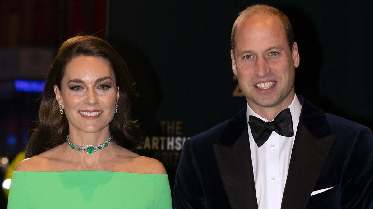 Prinsesse Kate og prins William. 