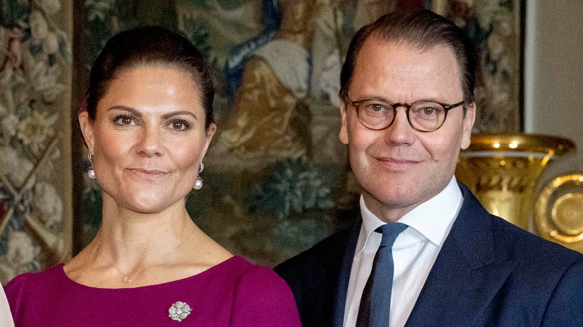 Kronprinsesse Victoria og prins Daniel.