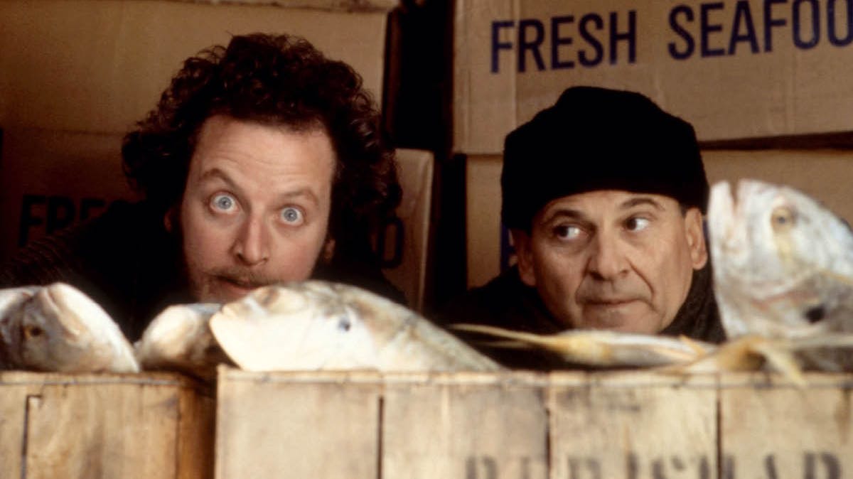 Marv og Harry i "Alene Hjemme".