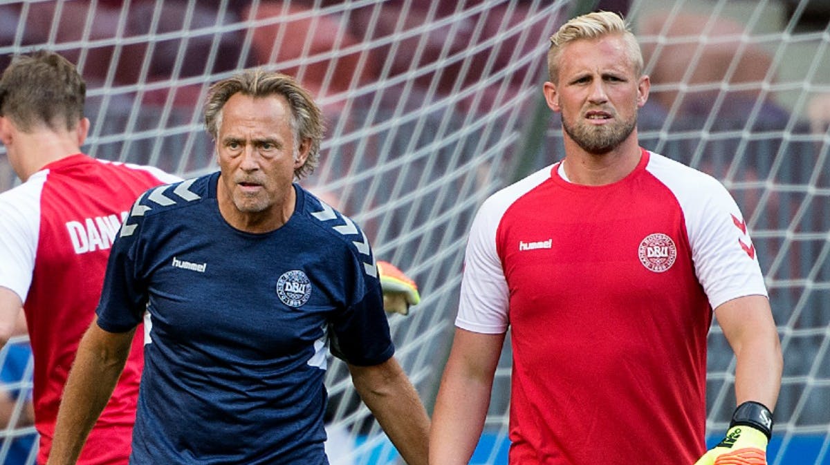 Lars Høgh og Kasper Schmeichel