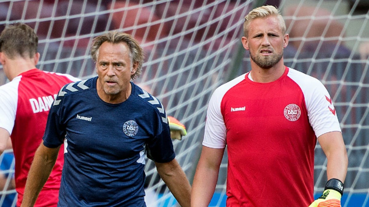 Lars Høgh og Kasper Schmeichel
