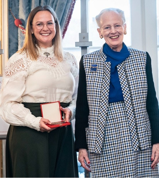 Jeanette Varberg og dronning Margrethe