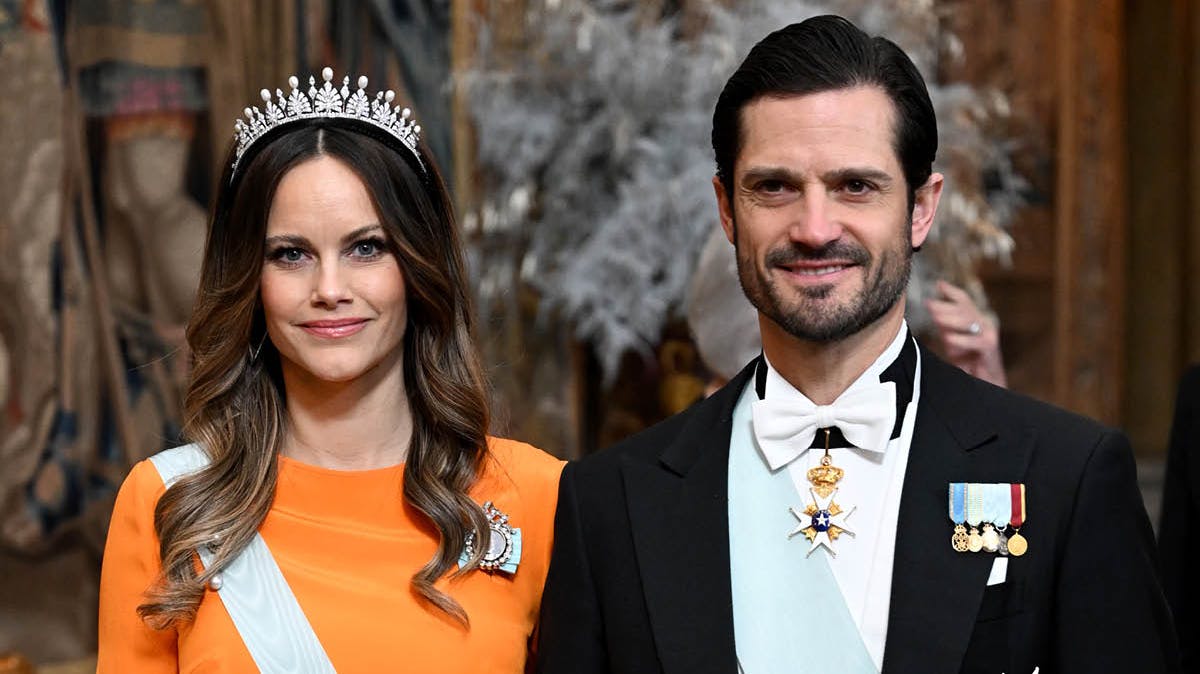 Prinsesse Sofia og prins Carl Philip. 