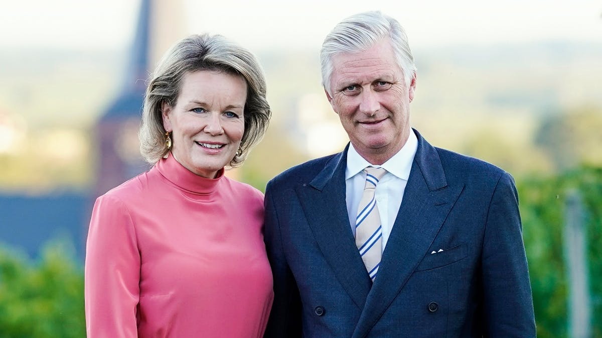 Dronning Mathilde og kong Philippe