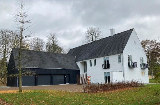 Her er greveparret af Rosenborgs nye palæ.