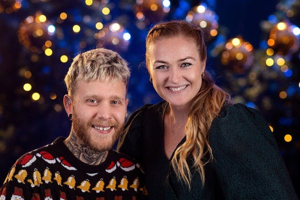 Marc og Michelle er på hold sammen i "Den store jule- og nytårsbagedyst".