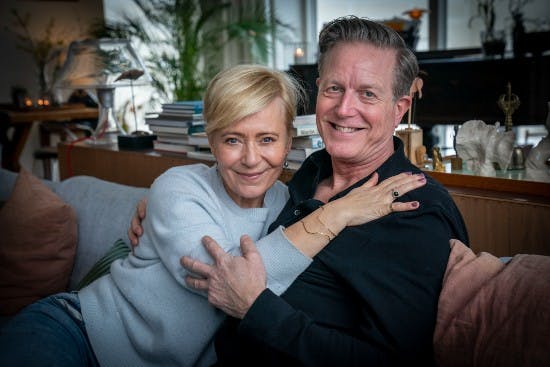 Peter Mygind med Lise.