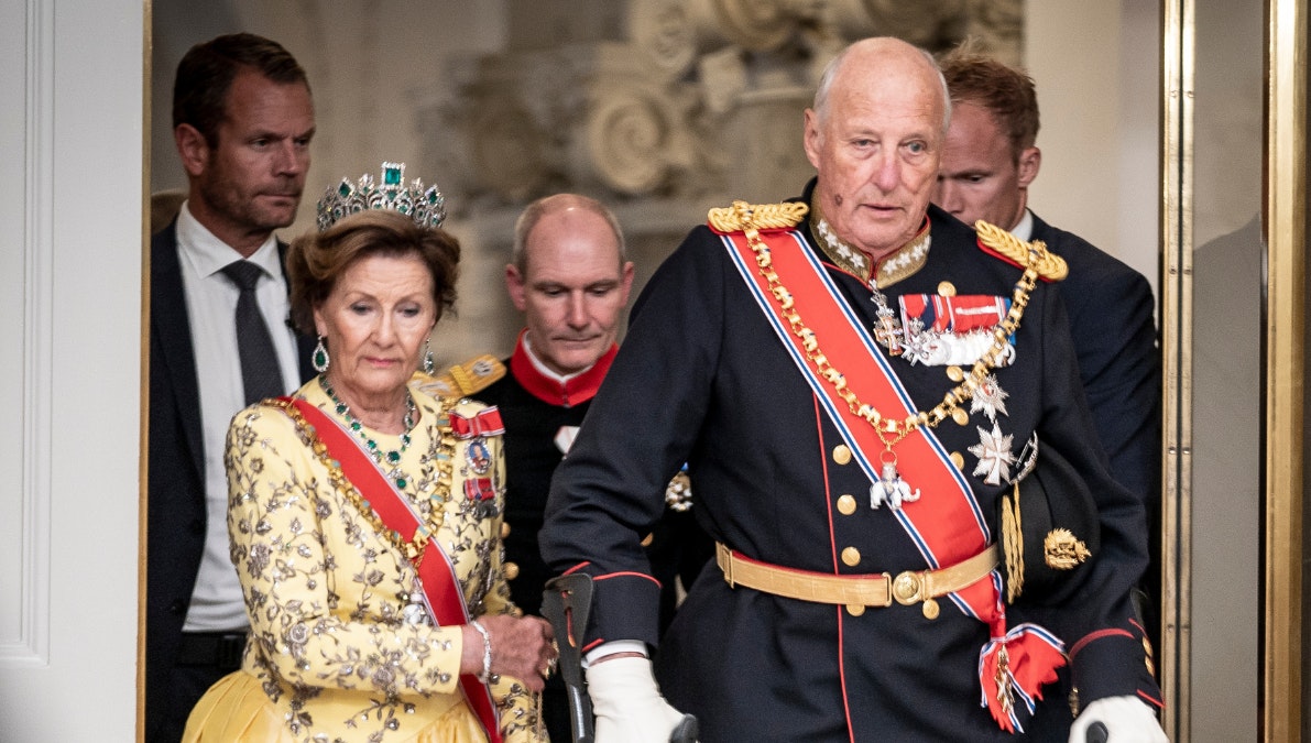Dronning Sonja og kong Harald af Norge&nbsp;
