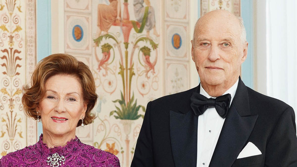 Dronning Sonja og kong Harald.