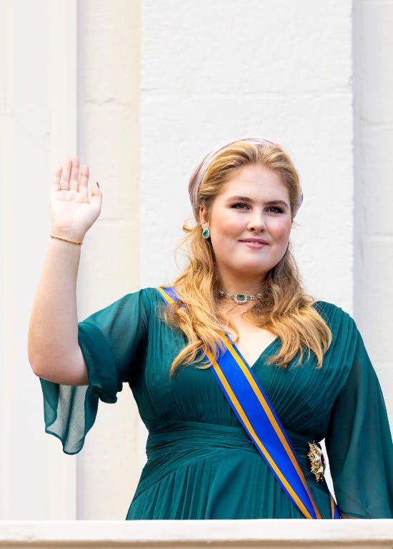 Prinsesse Amalia til Prinsjesdag. 