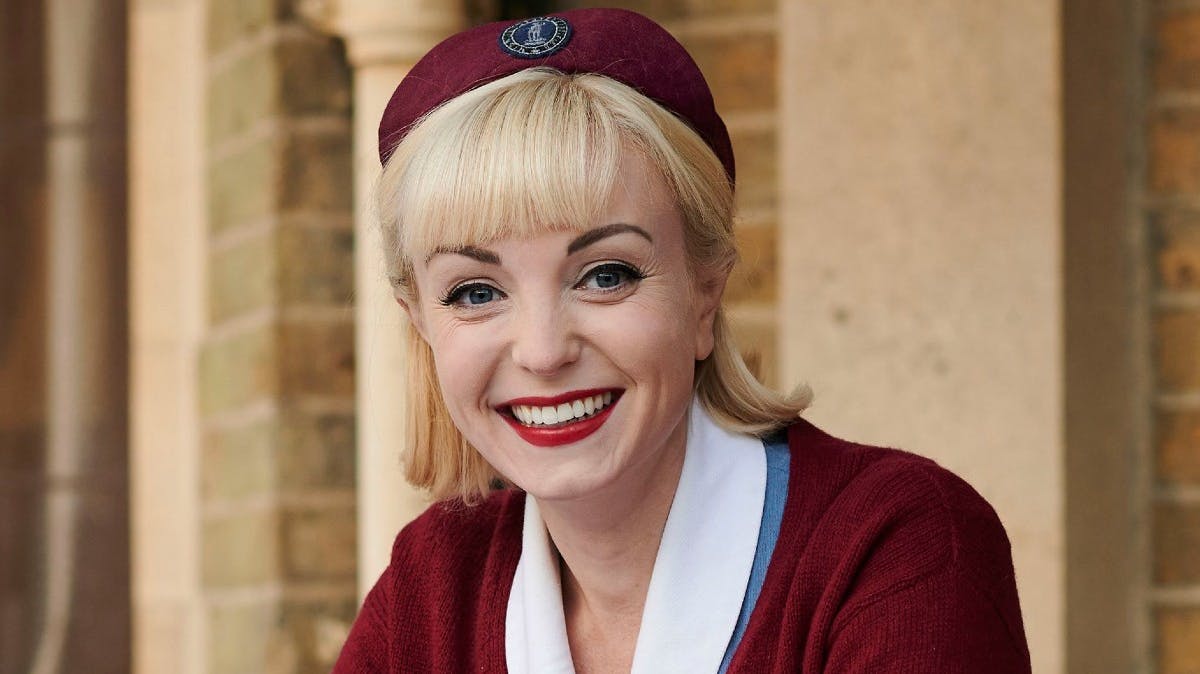 Helen George som Trixie i "Jordemoderen". 