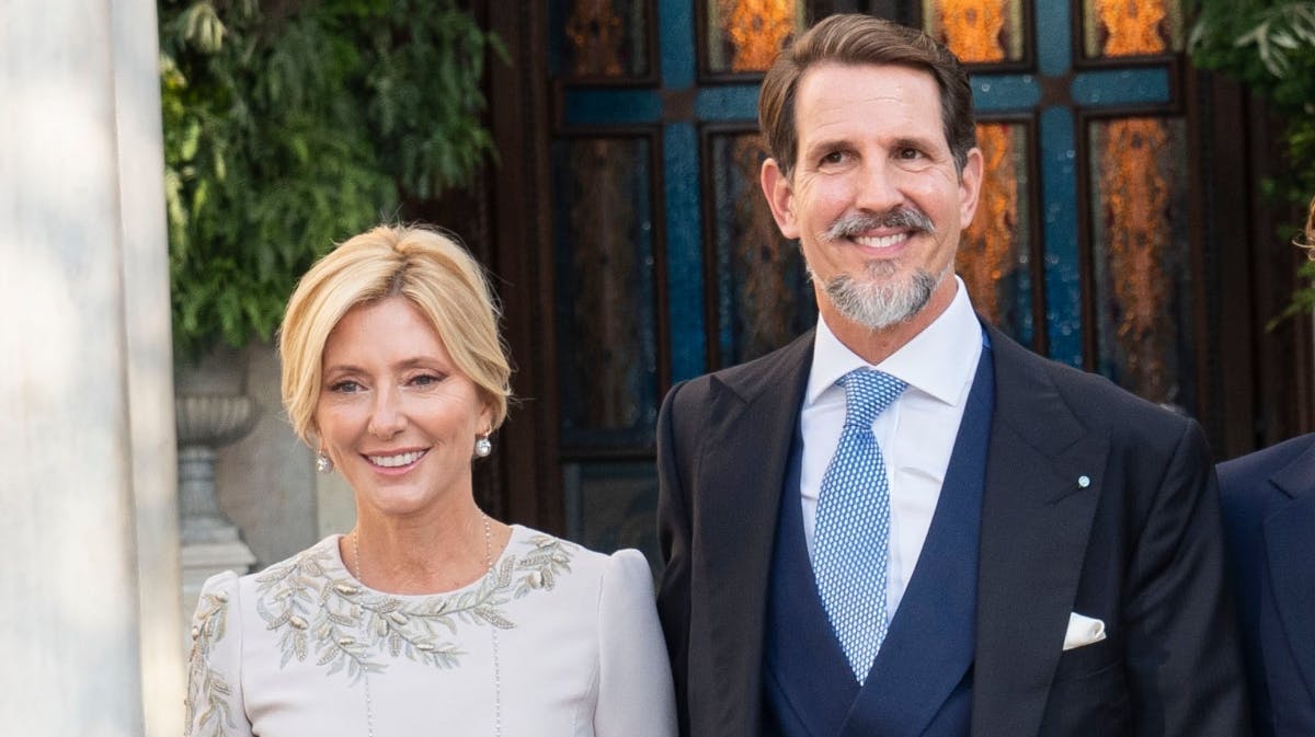 Kronprinsesse Marie-Chantal og kronprins Pavlos.