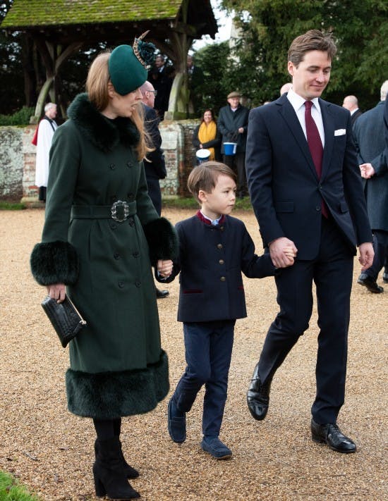 Prinsesse Beatrice, Wolfie og Edoardo Mapelli Mozzi. 