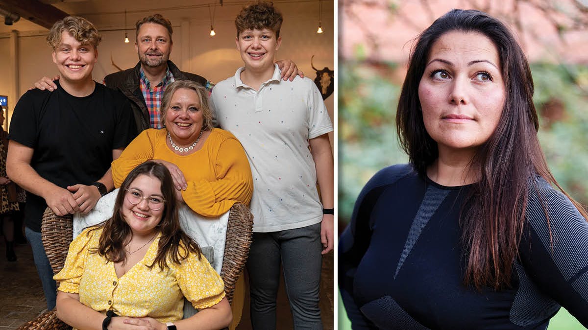 Stephanie Siguenza med sin svigerfamilie og Christina Siguenza