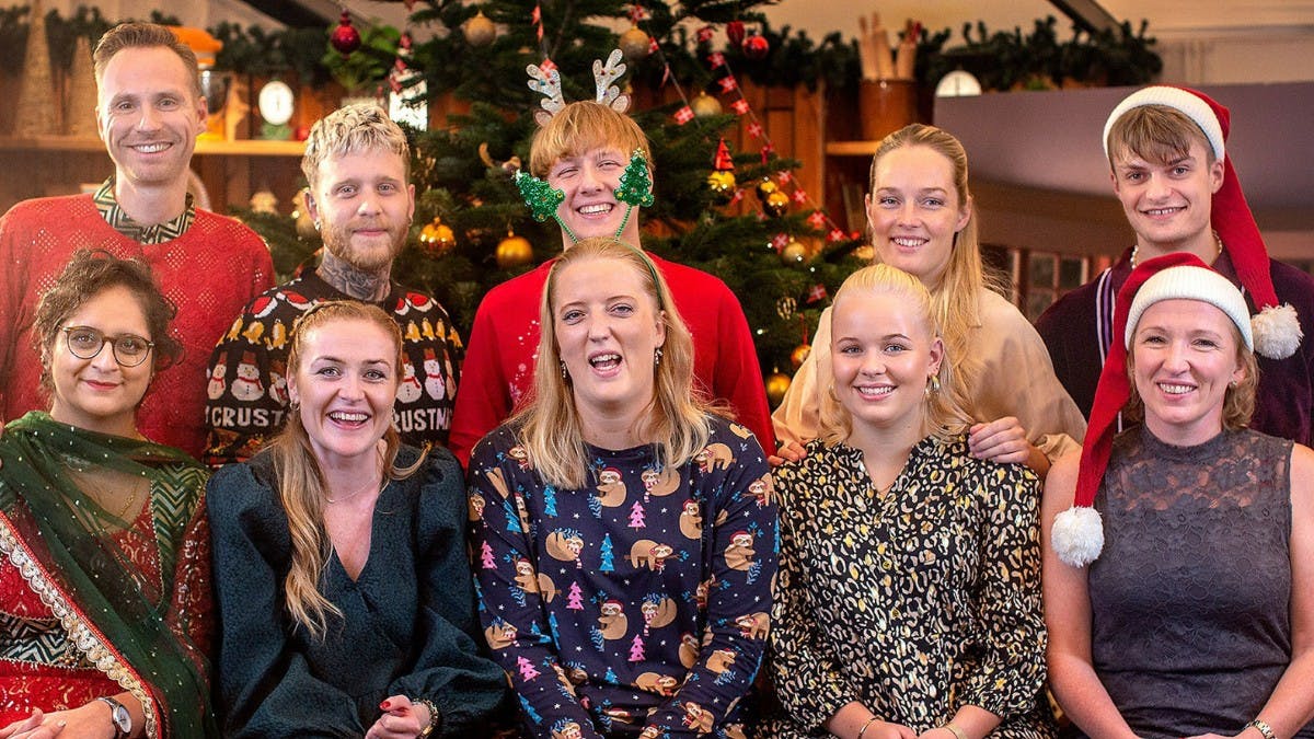 Årets deltagere i Den store julebagedyst