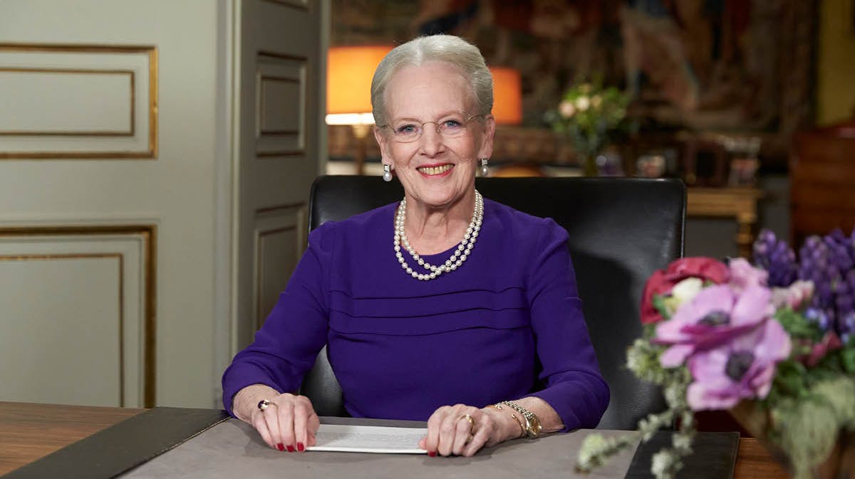 Dronning Margrethe. Arkivfoto.