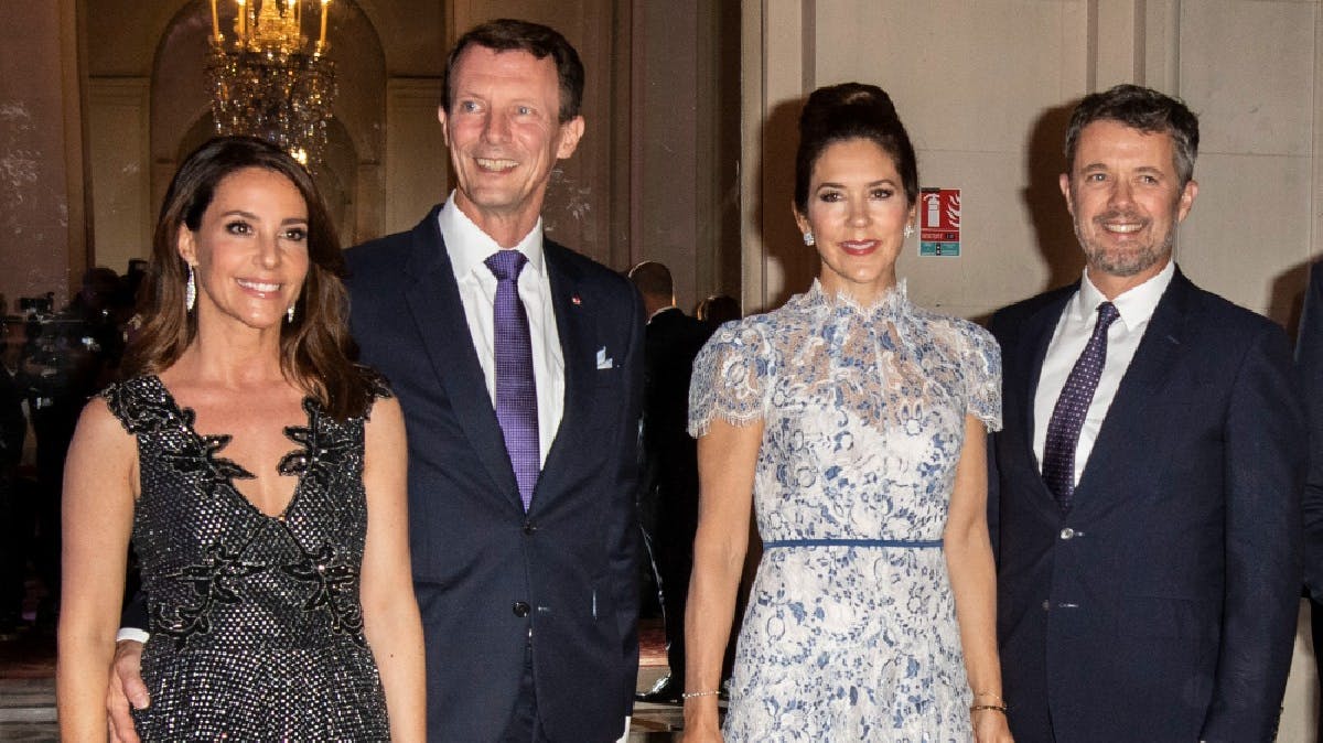 Prinsesse Marie, prins Joachim, kronprinsesse Mary og kronprins Frederik