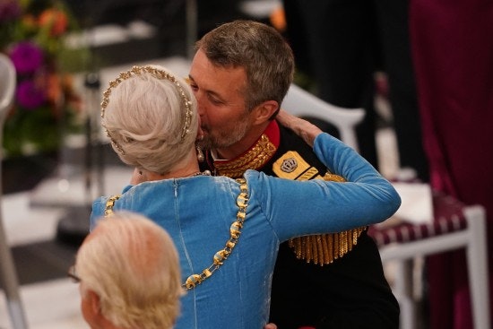 dronning Margrethe og kronprins Frederik