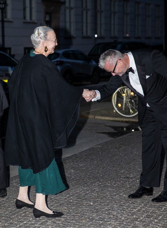 Dronning Margrethe og Rane Willerslev