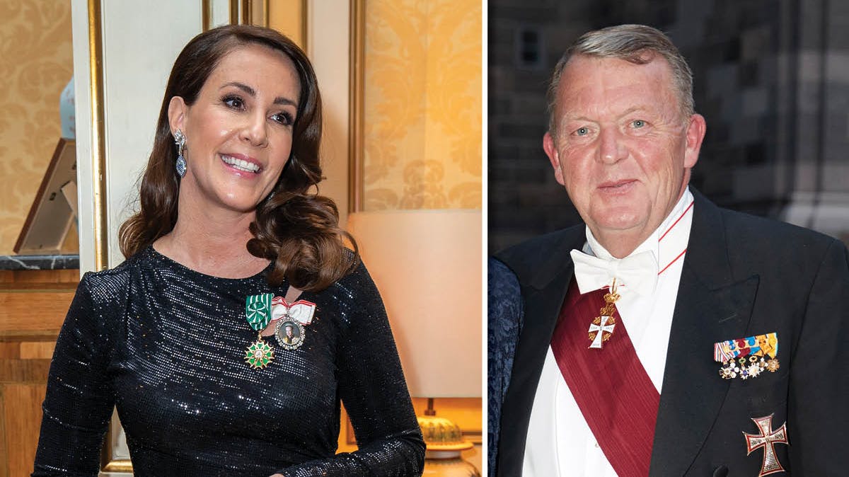 Prinsesse Marie og Lars Løkke Rasmussen.