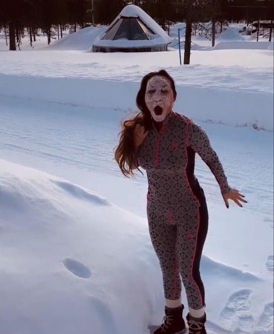 Mascha Vang i Lapland