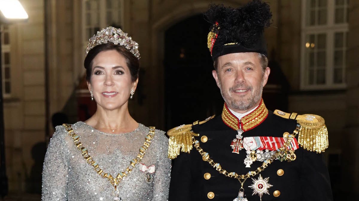 Kronprinsesse Mary og kronprins Frederik.
