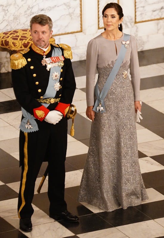 Kronprins Frederik og kronprinsesse Mary til nytårskur den 3. januar 2023