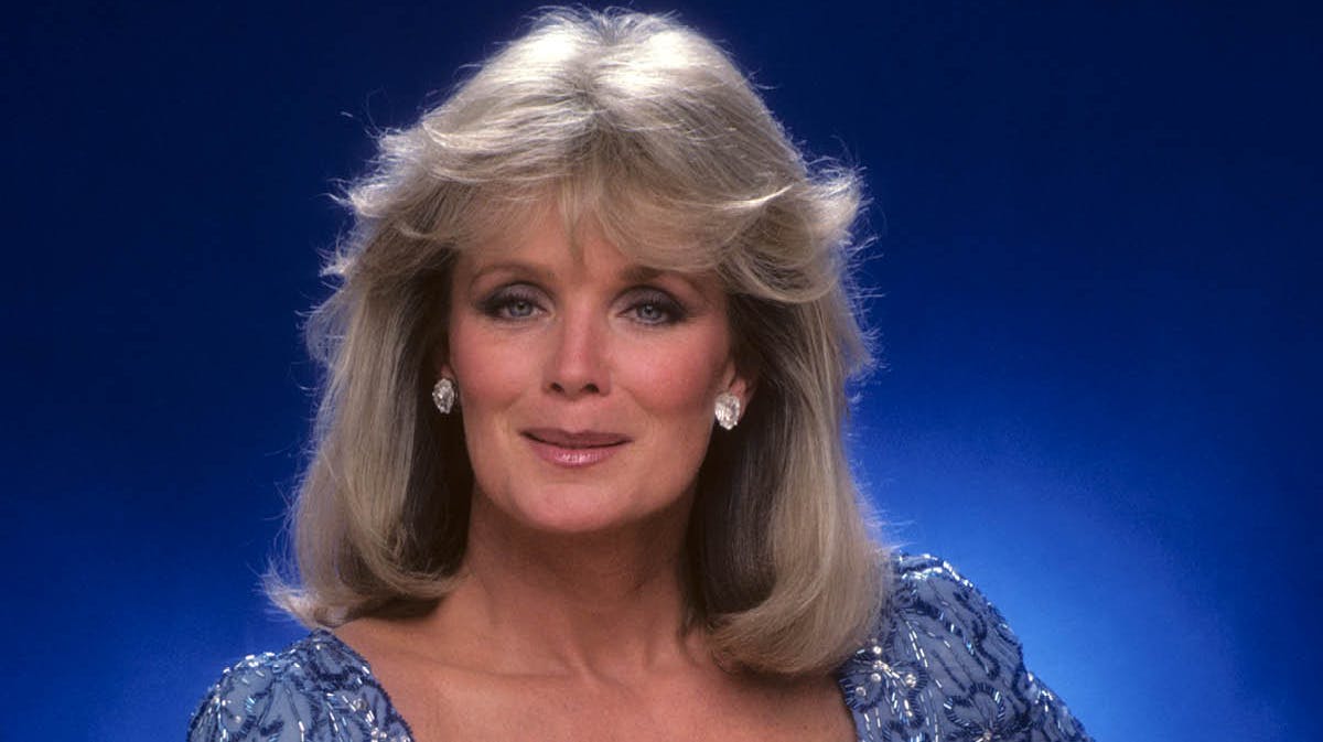 Linda Evans, der spillede Krystle Carrington i "Dollars.