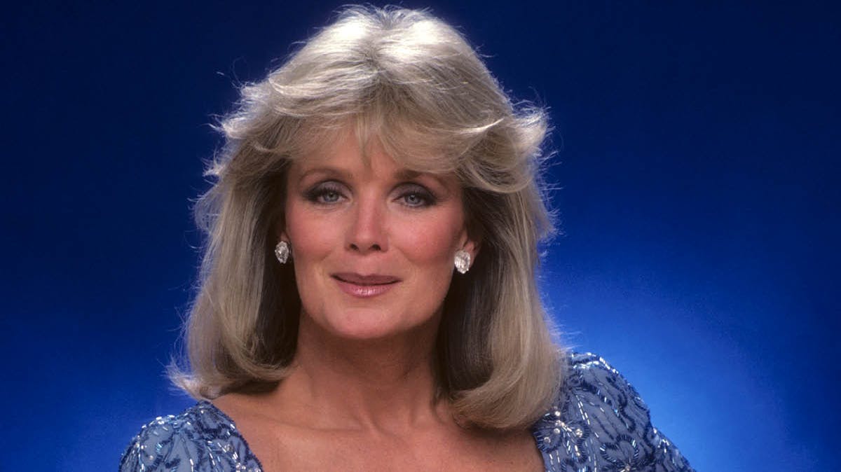 Linda Evans, der spillede Krystle Carrington i "Dollars. 