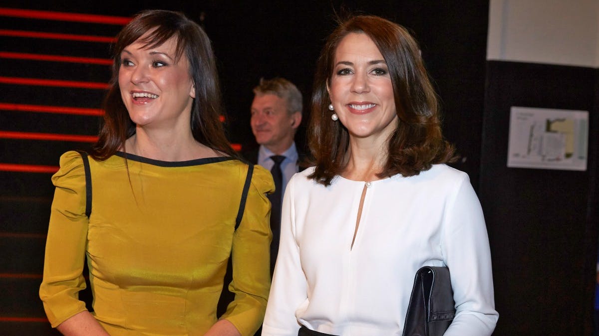 Sophie Løhde og kronprinsesse Mary.
