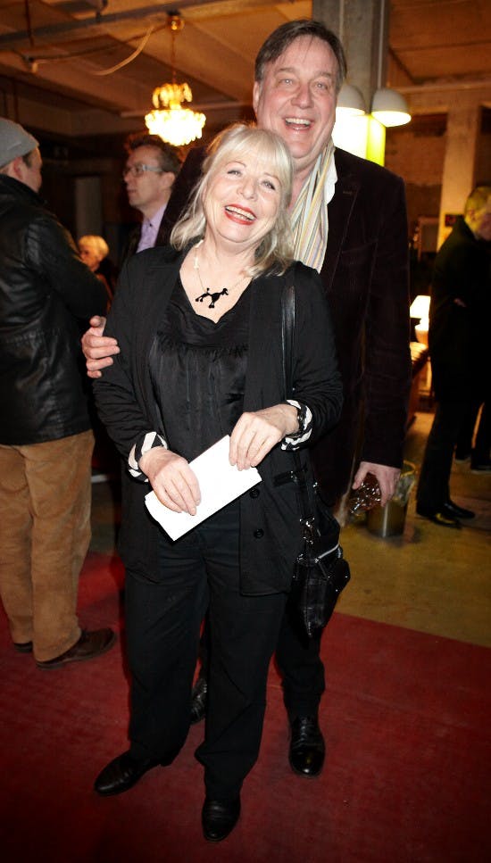 Helle Hertz med sin eksmand Henrik Hartmann i 2011