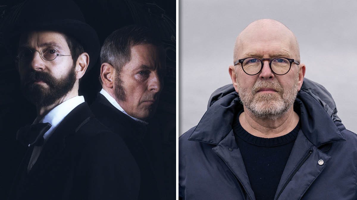 Isak Glückstadt og C. F. Tietgen i "Matadorerne" og Klaus Bondam.