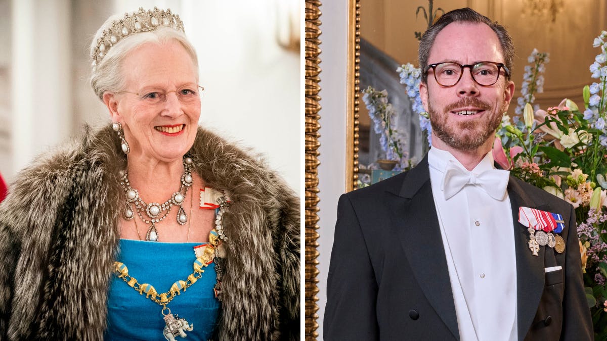 Dronning Margrethe og Jakob Ellemann-Jensen