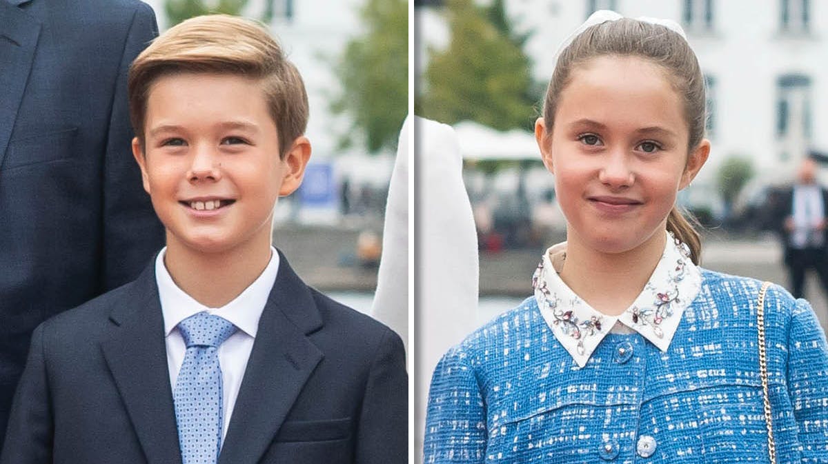 Prins Vincent og prinsesse Josephine. 