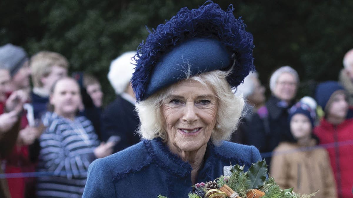 Dronning Camilla.
