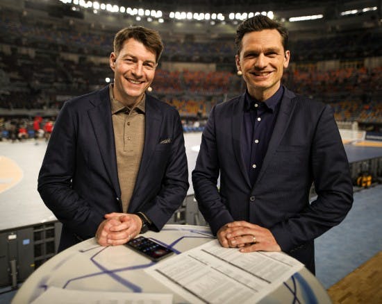 Claus Møller Jakobsen kan under VM i håndbold opleves i selskab med blandt andre Morten Ankerdal.