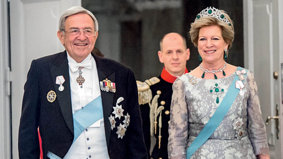 Kong Konstantin og dronning Anne-Marie.